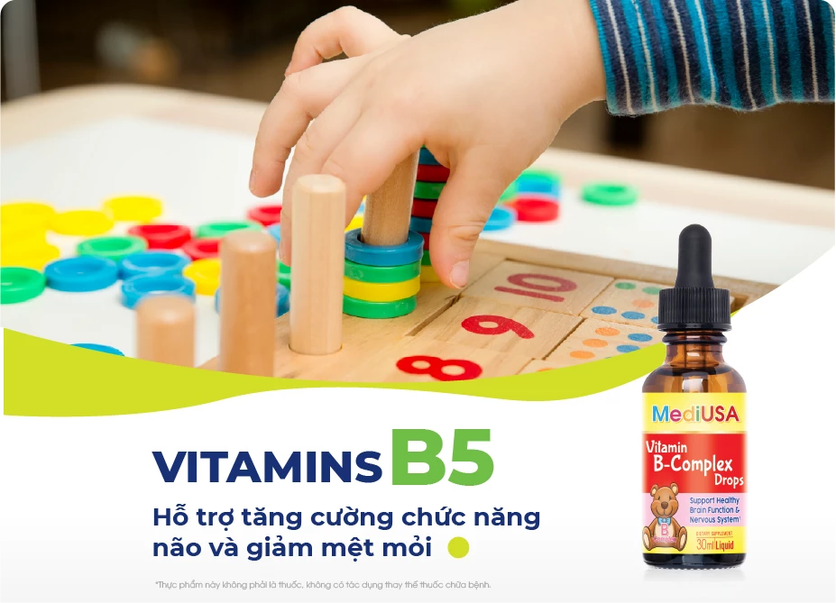 Bổ sung vitamin b5